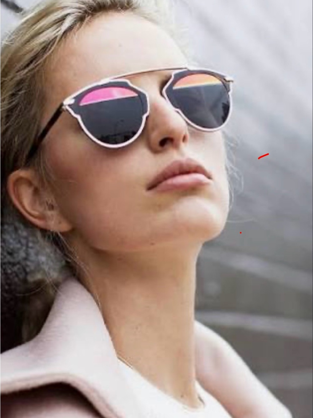 Dior SoReal Aviator Sunglasses Brown Tortoiseshell with case.